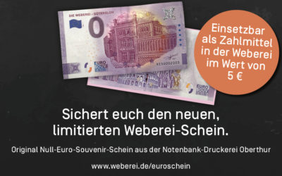 Null-Euro-Weberei-Schein