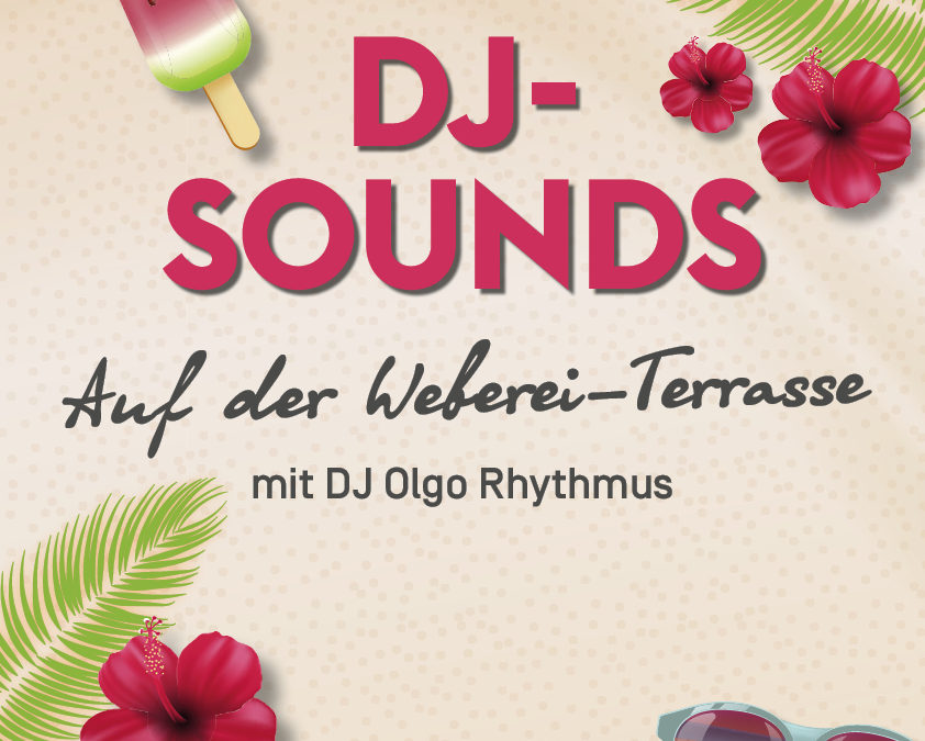 DJ Sounds auf der Terrasse