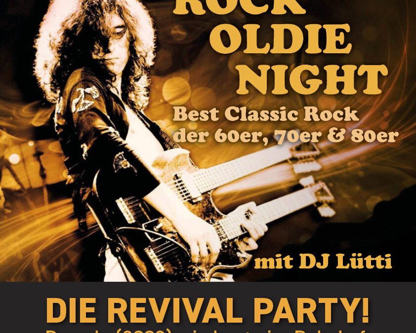 Rock Oldie Night – REVIVAL PARTY
