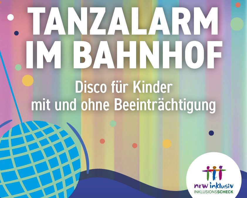 Tanzalarm im Bahnhof